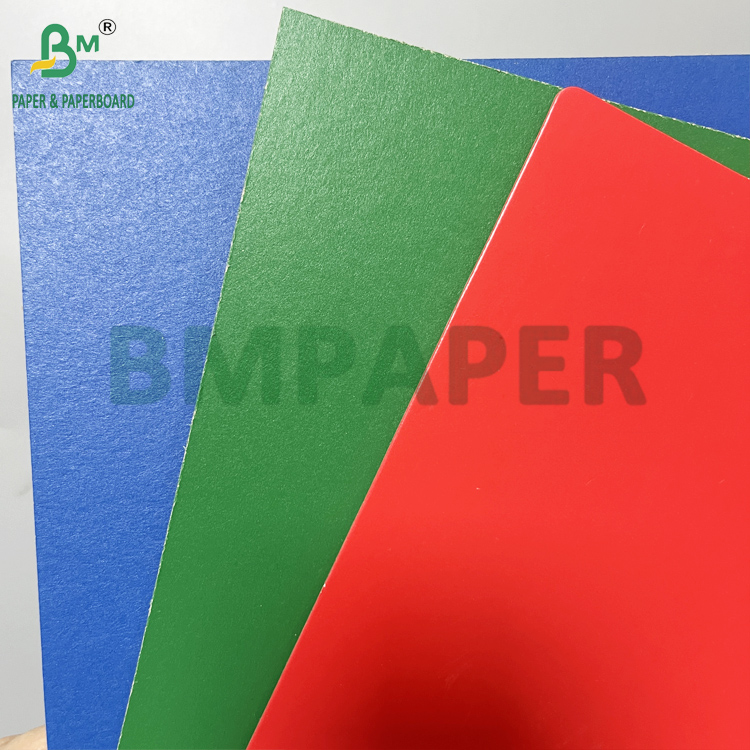 High Stiffness Coated Red Green with Grey Back 2mm Thick Hard Board