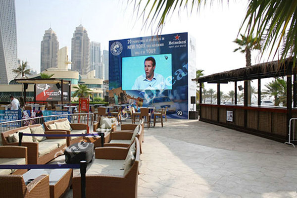 outdoor led display video wall for leisure