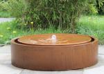 Taille contemporaine de diamètre de la décoration 150cm de jardin de grande caractéristique ronde de l'eau