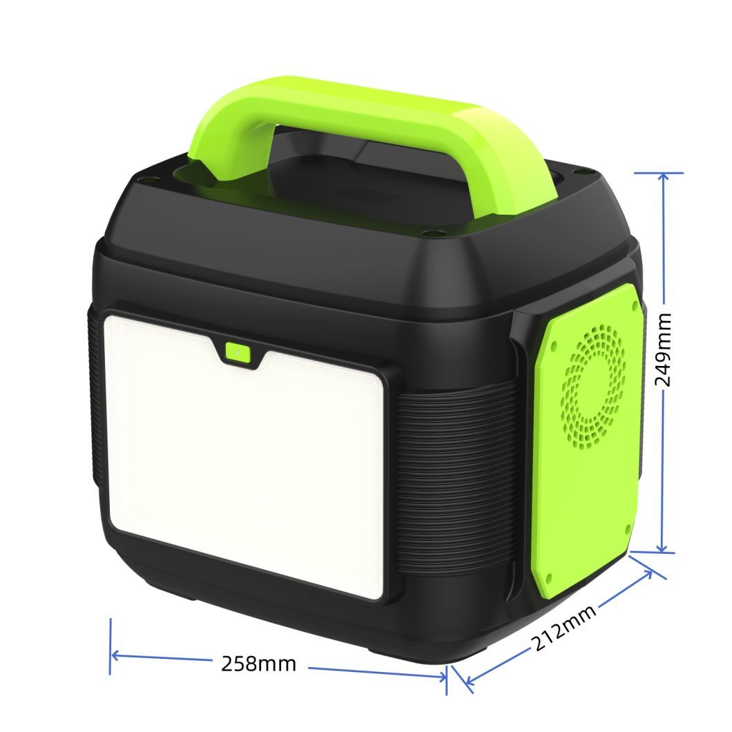 Portable 220V 600W Outdoor Camping Energy Storage Mobile Generator Emergency Charger Solar Power Supply Station Power Bank for Outdoor
