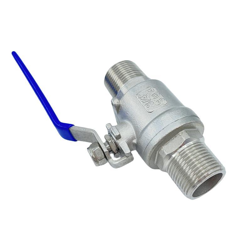 High Quality CF8 Stainless Steel 2PC Ball Valve with NPT/BSPP/BSPT Thread
