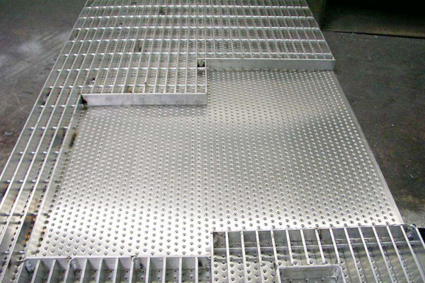 steel grating with steel plate