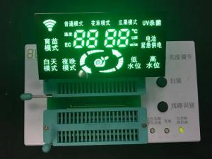 China Customized RY7437 Segment Green color LED Display for Industrial Instrument on sale 