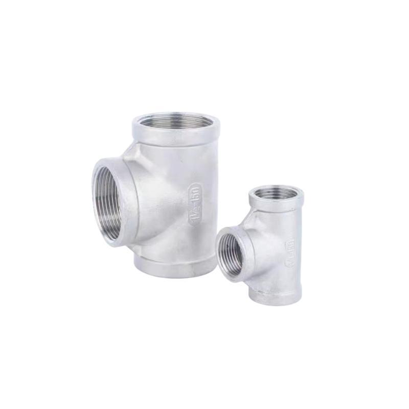150lb Stainless Steel Fittings Equal Tee with Female Thread