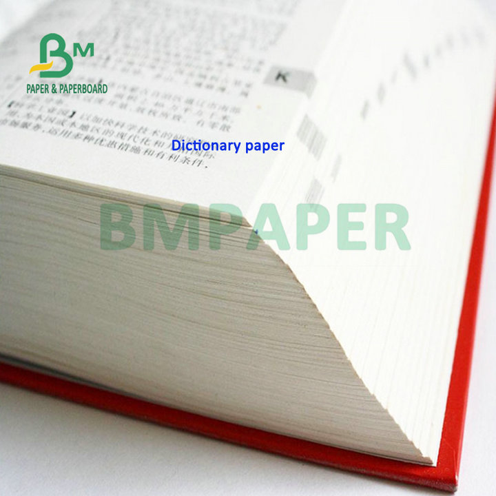 40gsm 45gsm Dictionary Paper White Jumbo Roll For Offset Printing Dictionary Pages