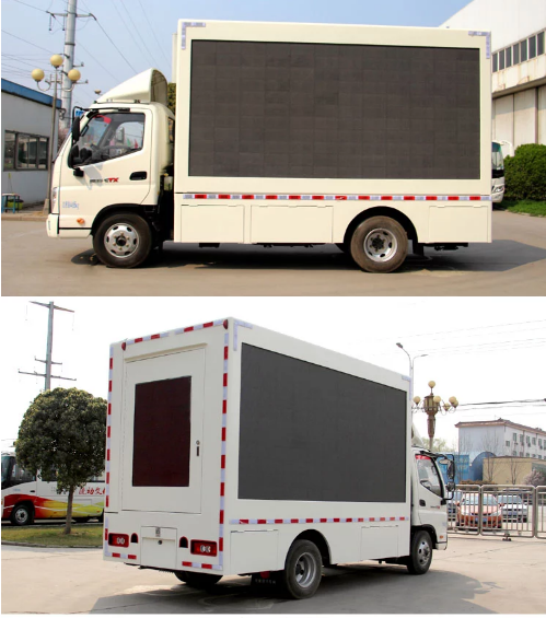 Vehicle HD Video Truck Mounted Led Screens Multimedia Advertising P5 P6 P8 P10 0