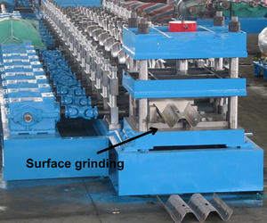 2 Wave W Beam Highway Guardrail Roll Forming Machine Prodcution Line