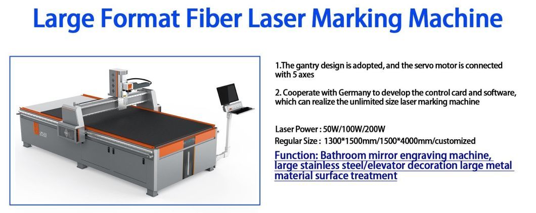 China Hot Sale 20W 30W 50W 100W 3D Dynamic Color Fiber Laser Marking Gold Chain Making Machine Laser Marking for Metal