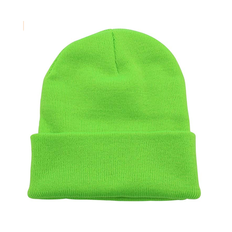 Custom High Quality Winter Wool Knit Beanie Cap , Winter Knitted Caps For Men