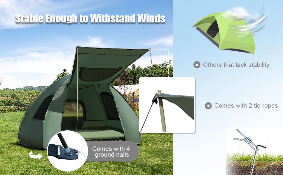 withstand winds tent
