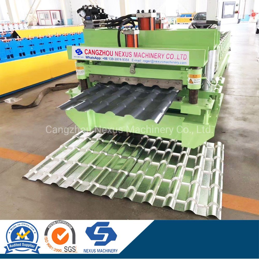 Metal Monaco Clay Roof Tile Sheet Roll Forming Machine