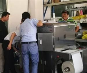 China 7.2m/Min Digital Label Printing Machine With 330mm Media EA Toner on sale 