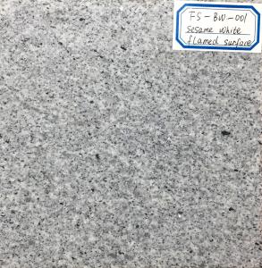 China Fengshuo classical sesame white granite tile and granite slab on sale 