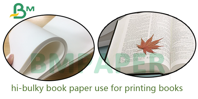 65g 75g 85g Uncoating Hi - bulky Book Paper Sheet For Printing Books 31 x 35inches 