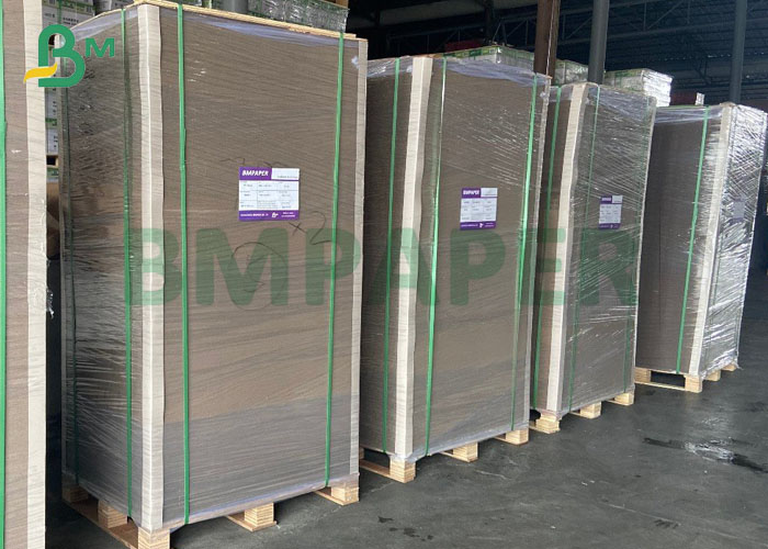 Strong 1mm 1.5mm Thick Uncoated Dark Grey Cardboard Sheets 93 * 130cm 