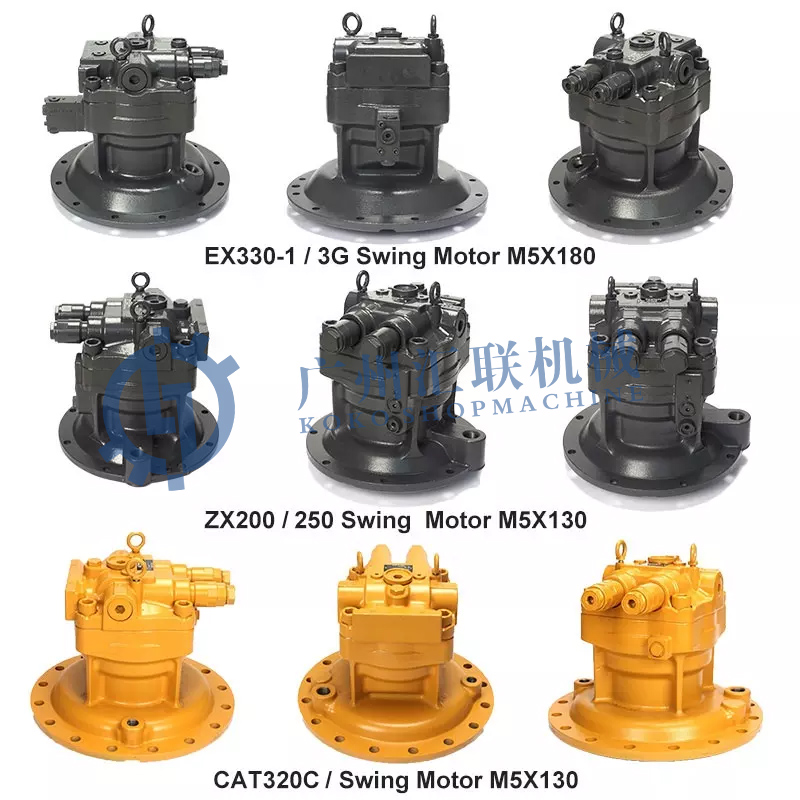 Excavator Parts Hydraulic Swing Motor Used for Hitachi Swing Motor M2x146 2