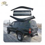 Window Visor Auto Vent Shade Super Cab 3m Tape For Land Cruiser Lc80 Fj80 1998-2004