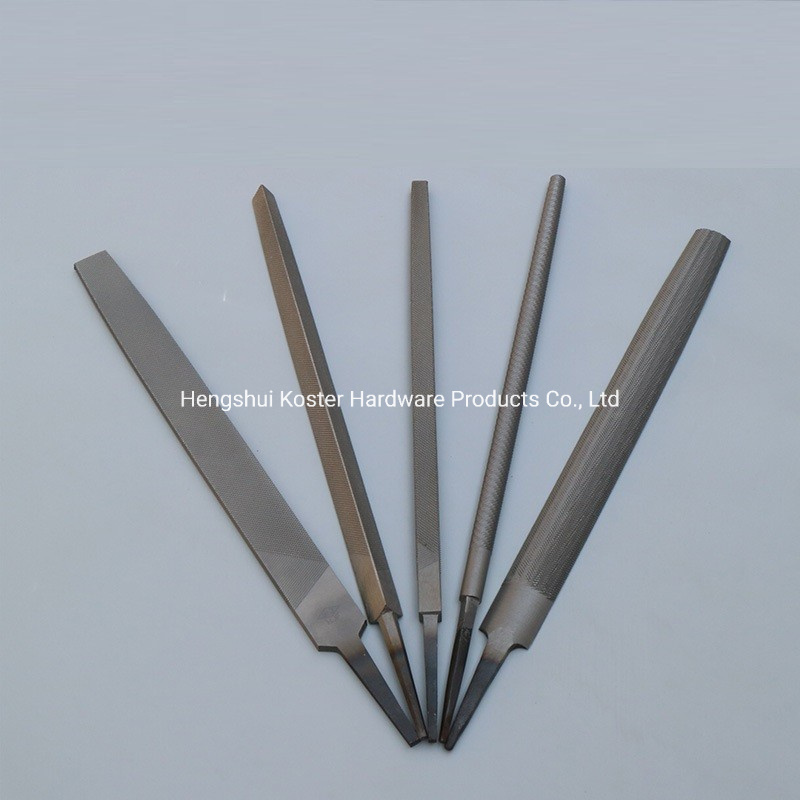 Hand Tool 8inch Flat Steel File Double Cut