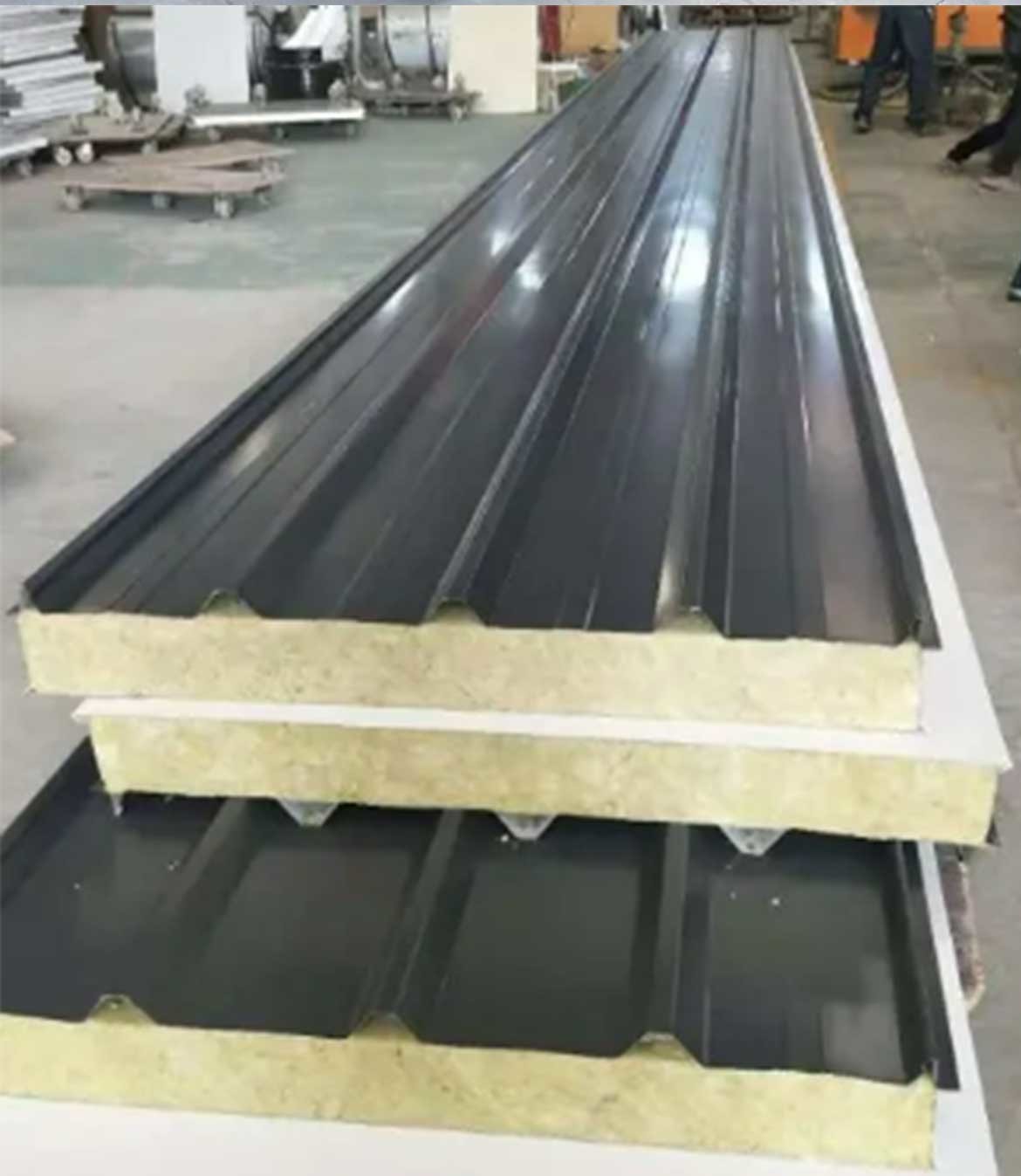 grey color roofing panels insulation board Sandwich Board Color Coated Steel Roof Sheet PPGI PPGL manufacturer best price 
