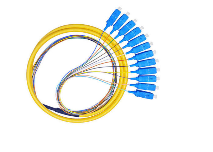 Professional SC / UPC Fiber Optic Pigtail 1310/1550nm Wavelength For Local Area Network