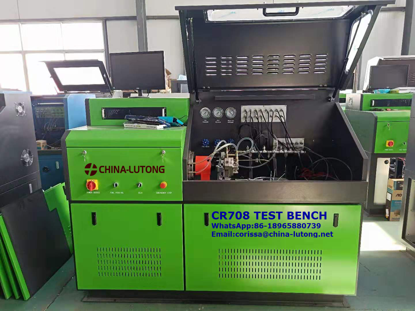 common rail diesel fuel injector spray test bench