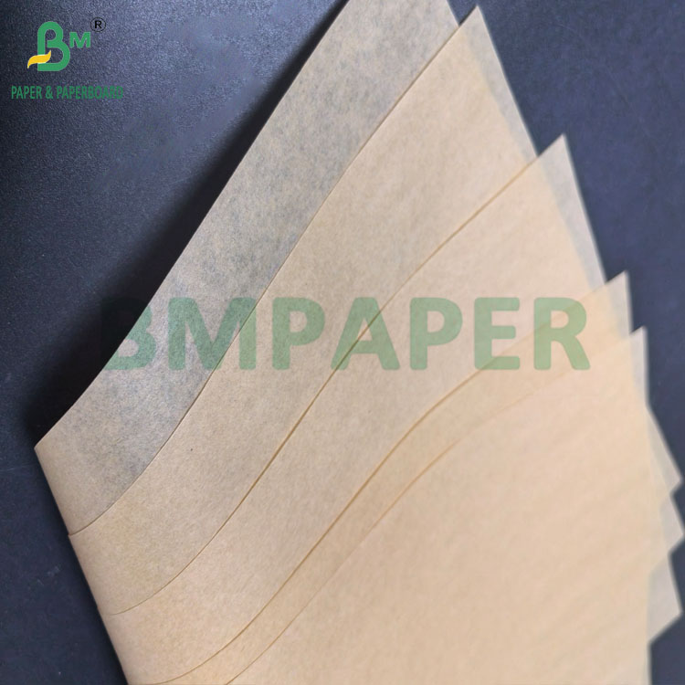 40g Silicone Coated Baking Paper Natural Kraft Deli Greaseproof Paper 