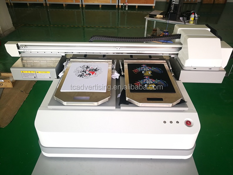 hot sale dtg printer t-shirt printing machine prices with 2pcs 5133/4720/i3200 head in guangzhou
