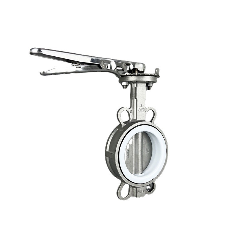 Stainless Steel Turbine Butterfly Valve Wafer Butterfly Valve Soft Seal Manual
