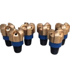 China Female Thread Four Wings 152mm Diamond Non Core PDC Drag Bit For Water Well Drilling on sale 