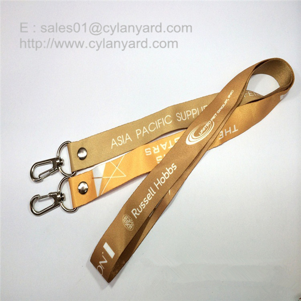 Open Two Ends rivet sublimation Lanyards
