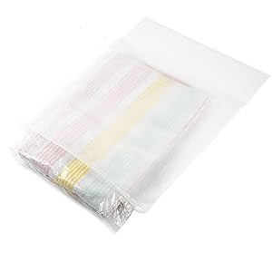 Retail Supply Co Frosted Zipper Bags