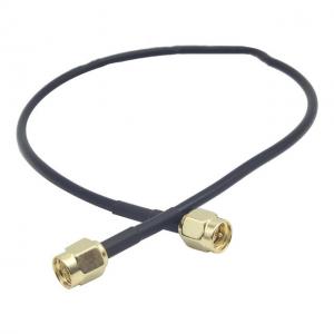 China SMA Male To SMA Male RG174  RF Jumper Coaxial Pigtail Extension Cord on sale 