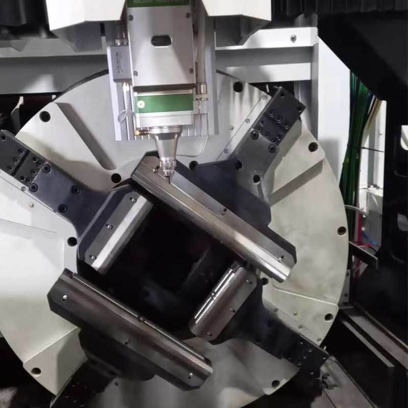 Mass Production 1500W Fiber Laser Metal Pipe CNC Cutting Machine