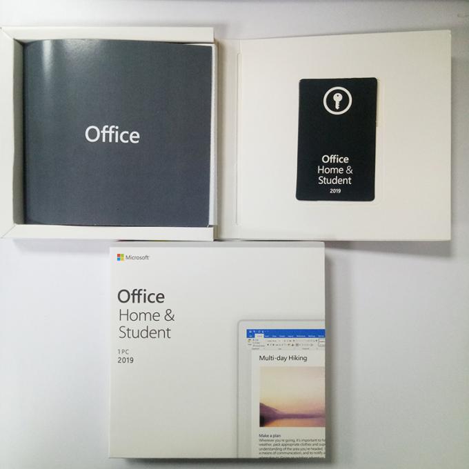 Office 2019 Home and Student Retail Box Package Forever Valid Wit Key Card 1