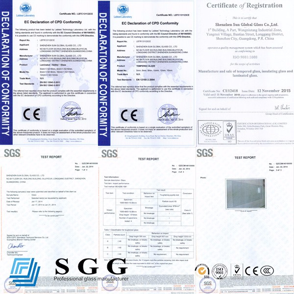 certifications(blue SGG )