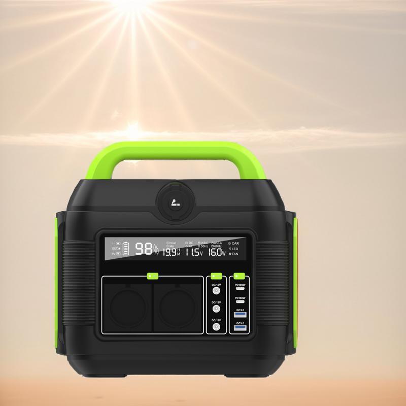 Popular compact portable power station and solar panel suitable for outdoor camping