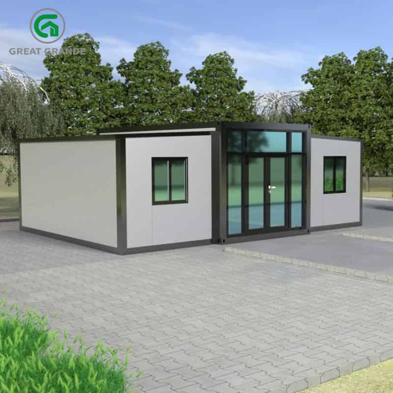 prefabricated expandable container house customizable