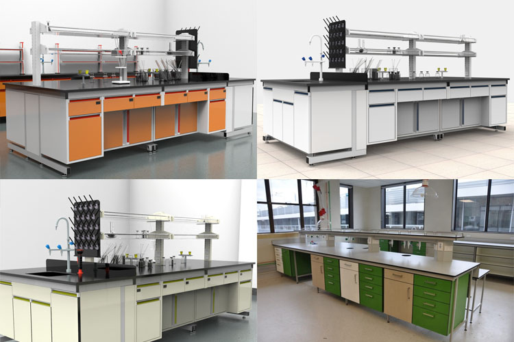 2020 High Quality Chemical Epoxy Resin Top Laboratory Countertops Lab Table, Pharmaceutical Factory Steel Lab Bench/