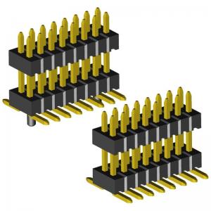 GPEA214-1002A005C1BA Pack of 250 Board-To-Board Connector 20 Contacts Header 2 Rows, GPEA214 Series Through Hole 1.27 mm 