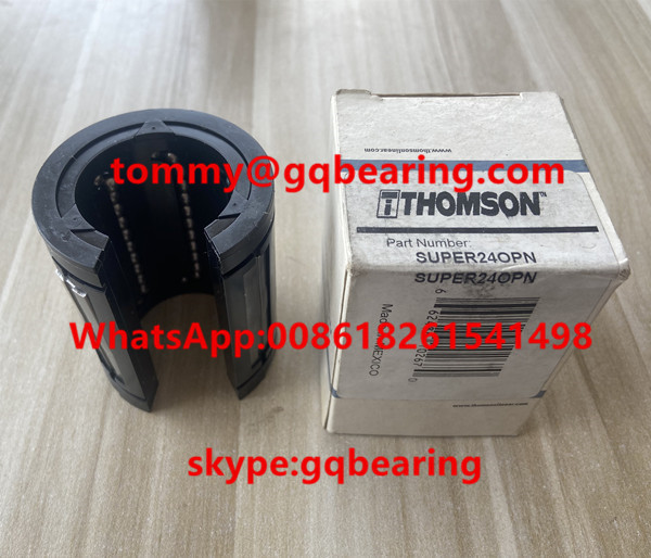 Open Type Plastic Linear Ball Bearing SUPER24OPN 38.1mm Bore