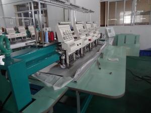 China HE FENG  flat computerized  embroidery machine on sale 