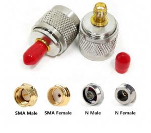 China N Male To SMA Radio Frequency Connector Female Adapter 50 Ohm Impedance on sale 