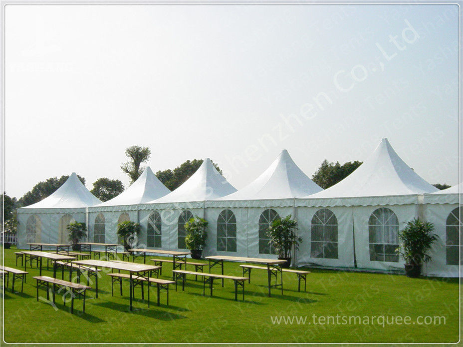 Top Commercial Event high peak marquees Mixed Geman and French Style