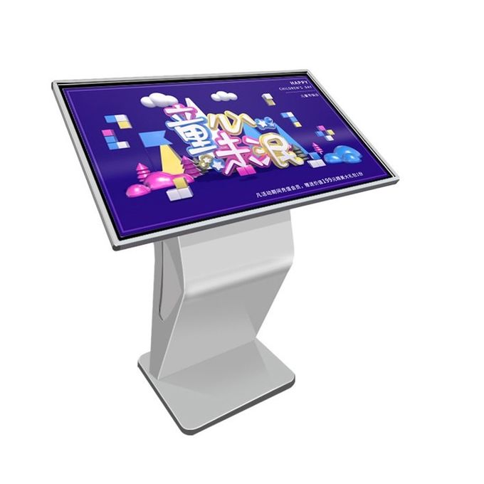 Floor Standing Android 6.0 1920x1080 350cd/m2 Interactive Indoor Touch Screen Kiosk 1