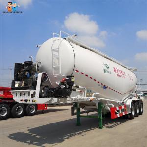 China 3 Axles 50 Tons Bulk Cement Carrier Tanker Semi Truck Trailer on sale 