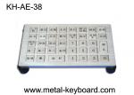Arrosez les claviers industriels métalliques IP65 de preuve pour le système de contrôle se garant