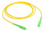 Pullover optique recto adapté aux besoins du client de fibre de Sc de corde de correction de fibre de Sc de longueur