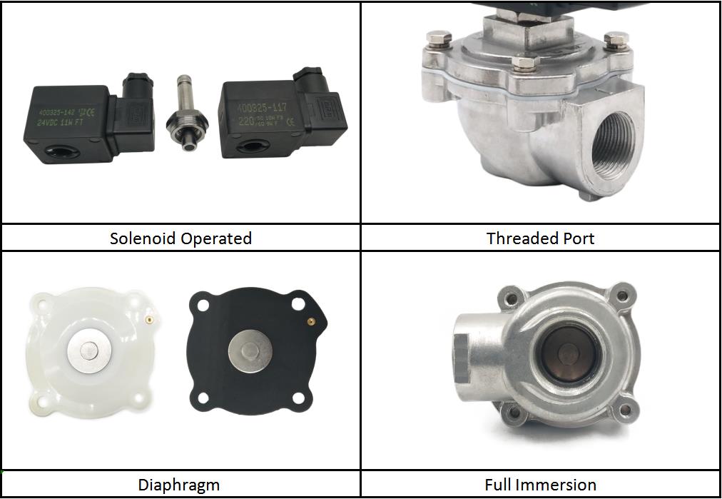 Details About Integral Pilot Operated Pulse Valve: