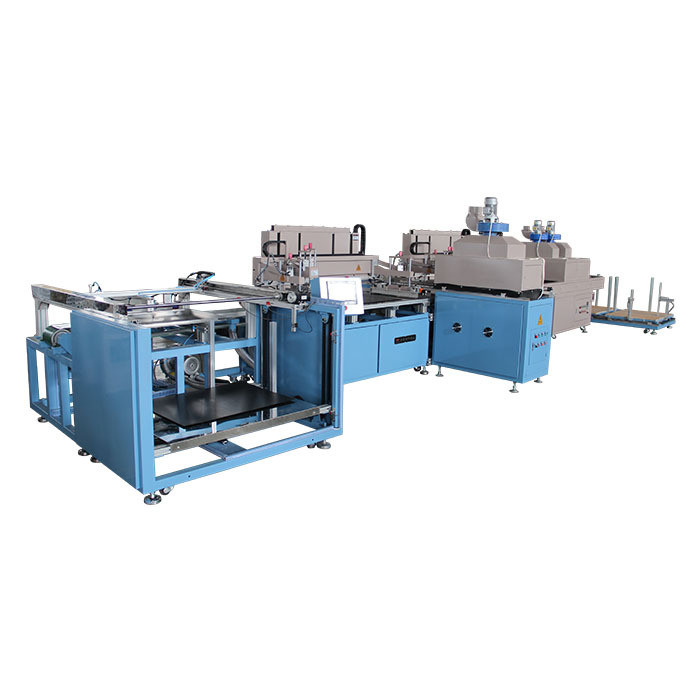 automatic 2 color hollow sheet screen printing machine