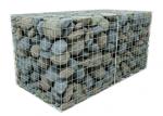 200 X 100 X 50 Galvanised Welded Gabion Box Stone Cage For Government Project